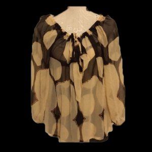 DVF Boho Off Shoulder Tunic Top-4